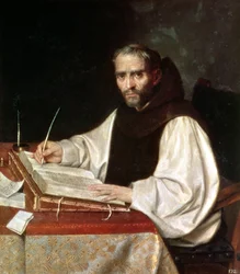 Portrait of Jose de Siguenza, prior and librarian of the monastery of San Lorenzo